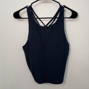 Jockey Women's Strappy Cropped Tank With Built-In Bra